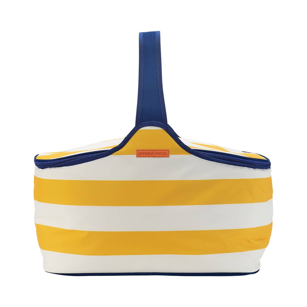 Annabel Trends Picnic Cooler YELLOW STRIPES