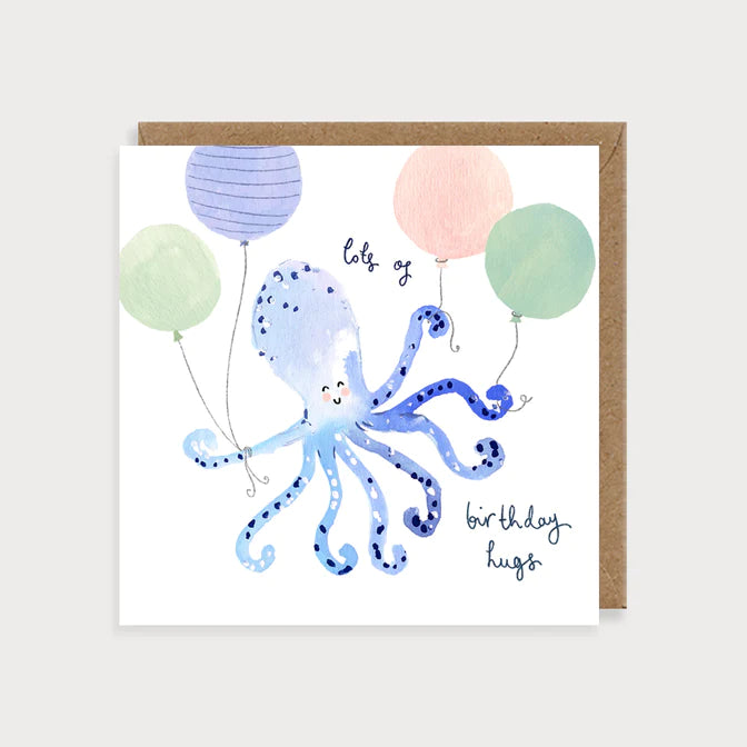 Gift Cards Louise Mulgrew Octopus Lots Of Hugs