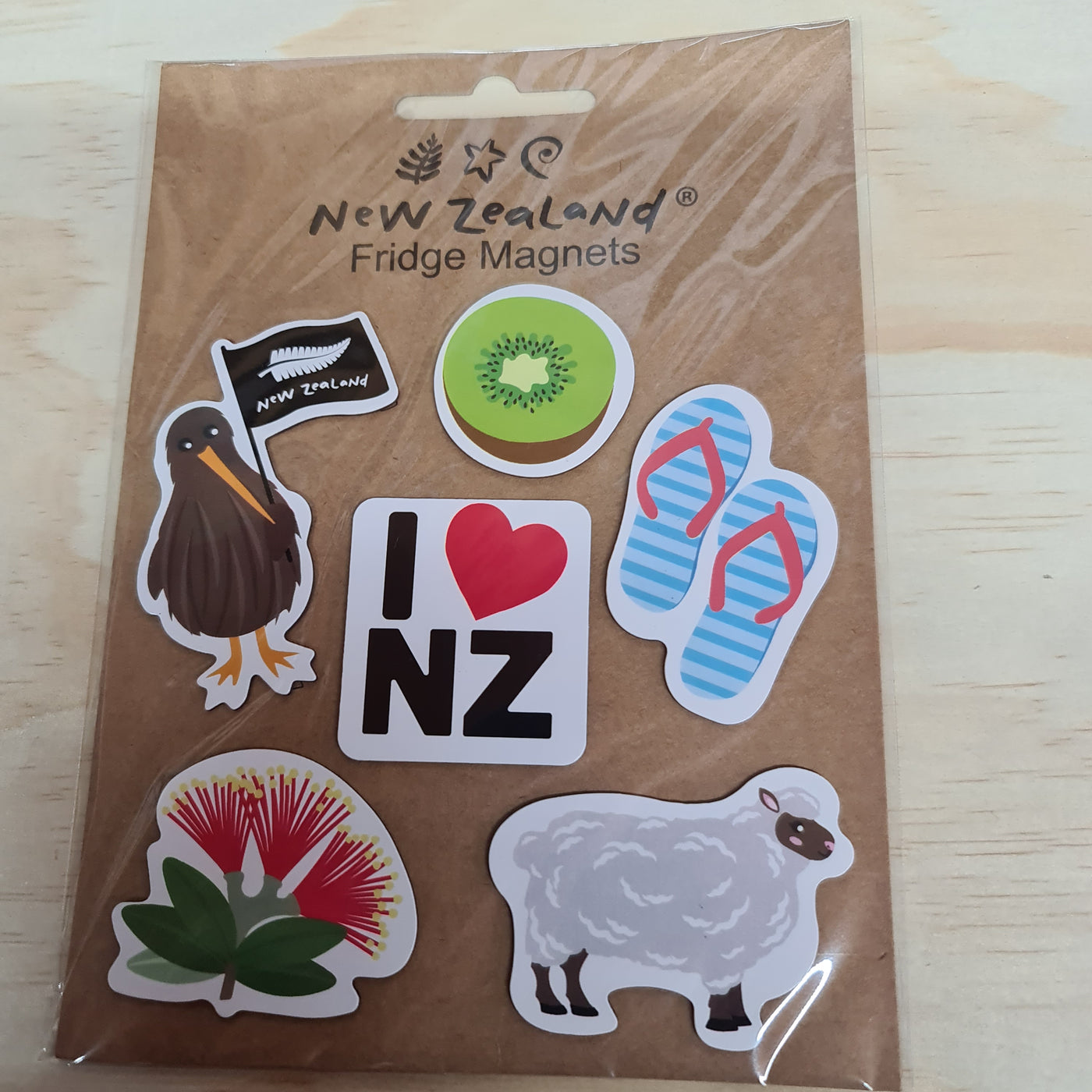 NZ MAGNET 6 piece ICONS