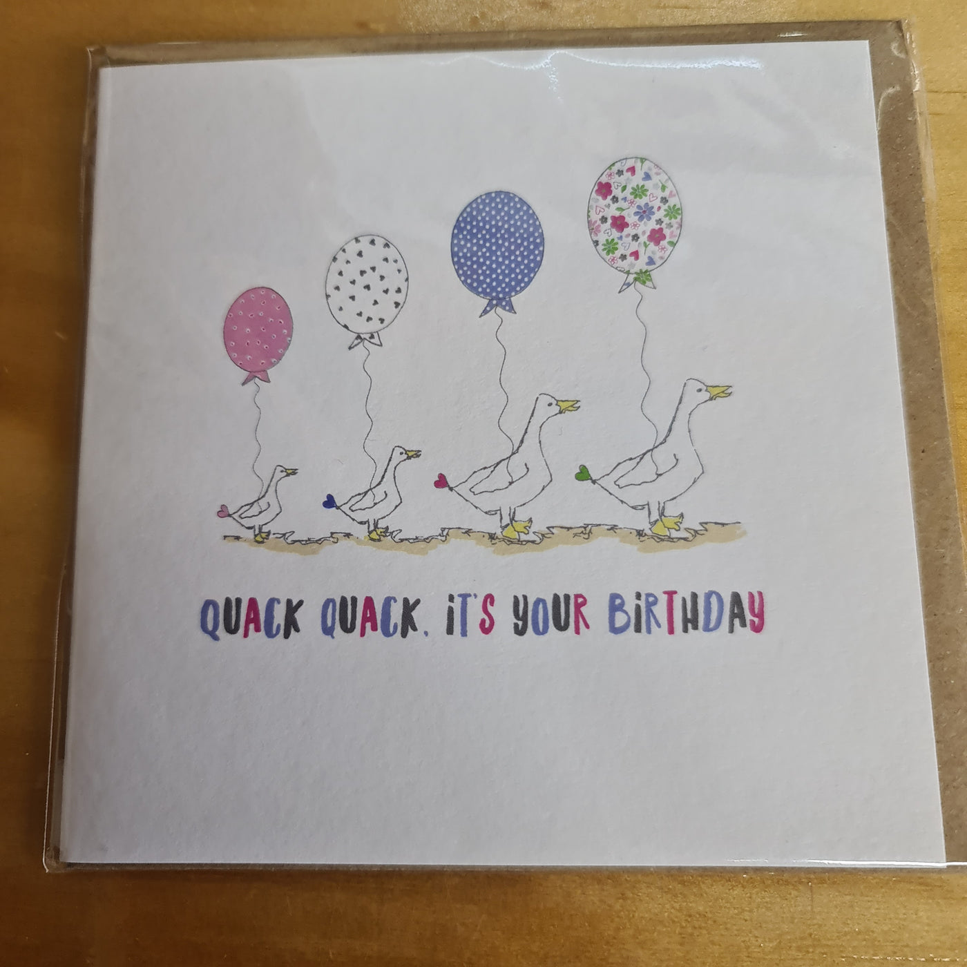 Gift Card Quack Quack Birthday