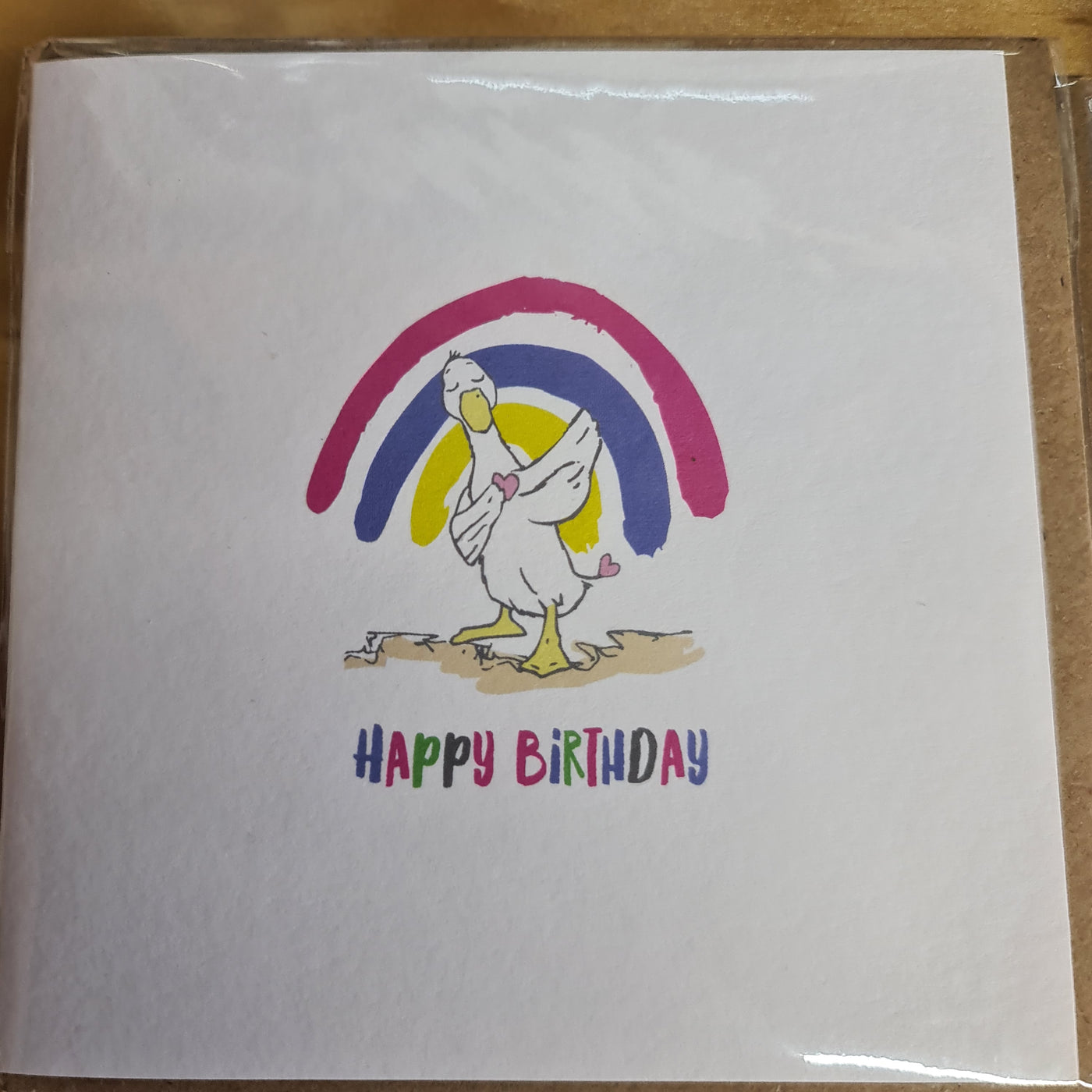 Gift Card Birthday Rainbow