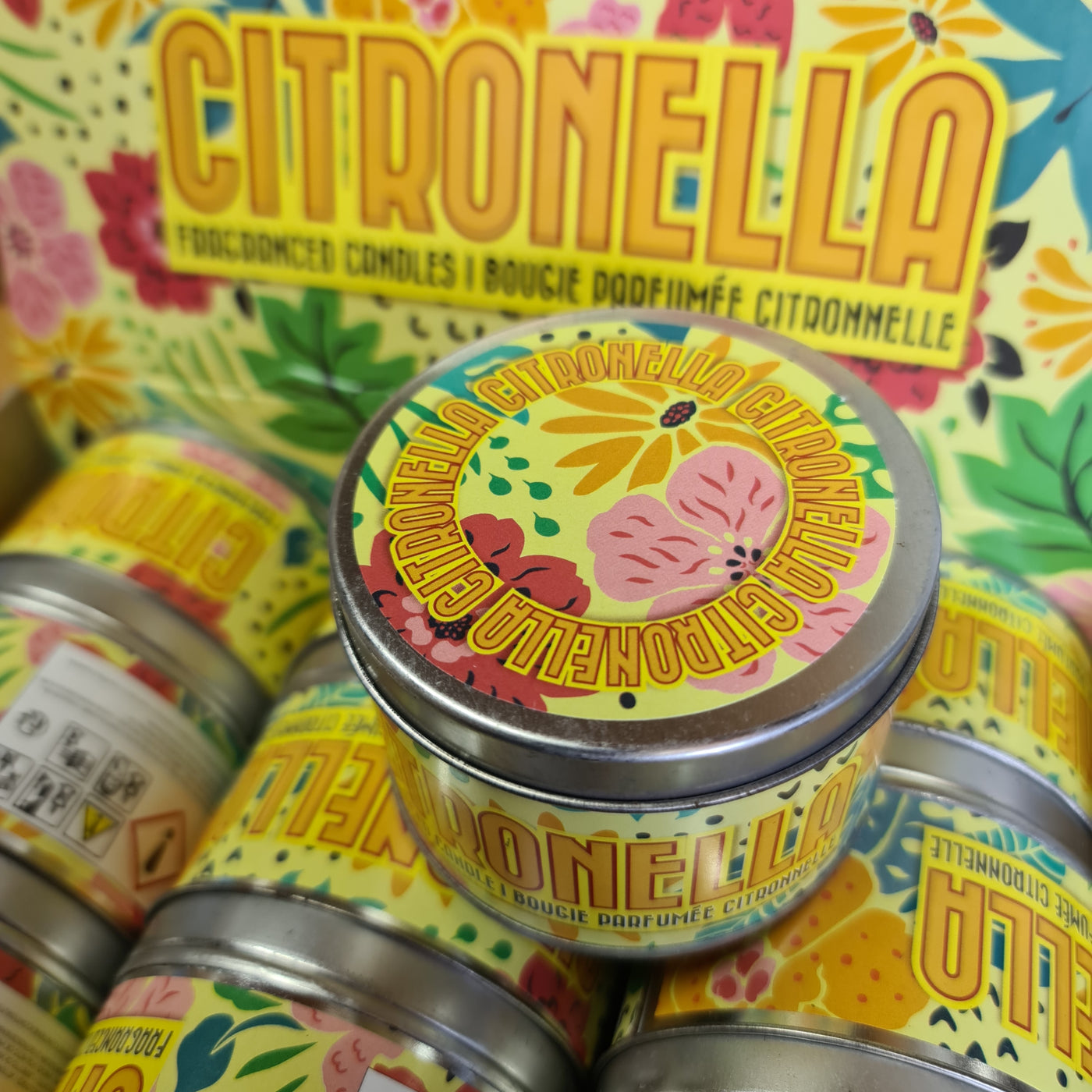 Citronella Tin Candles