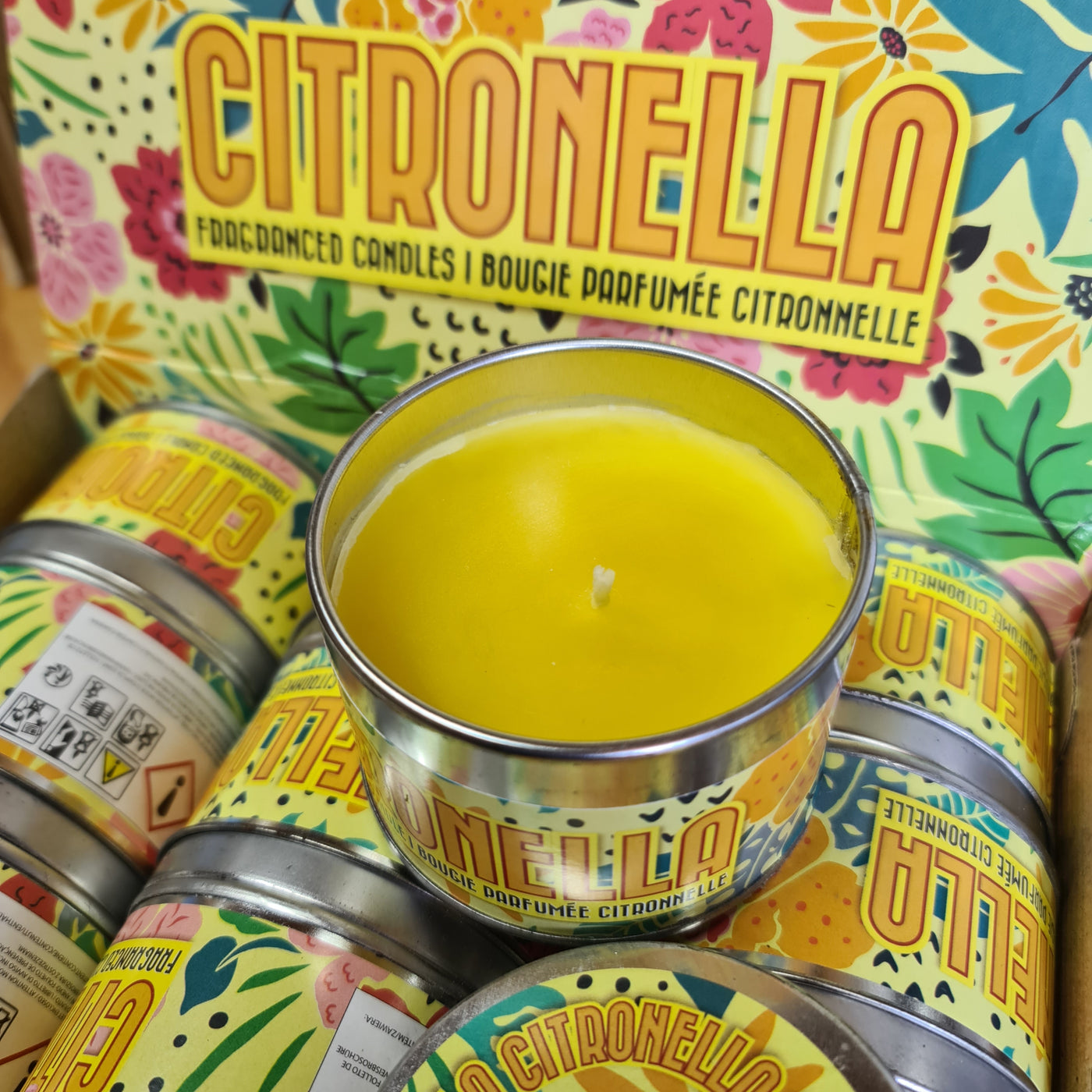 Citronella Tin Candles