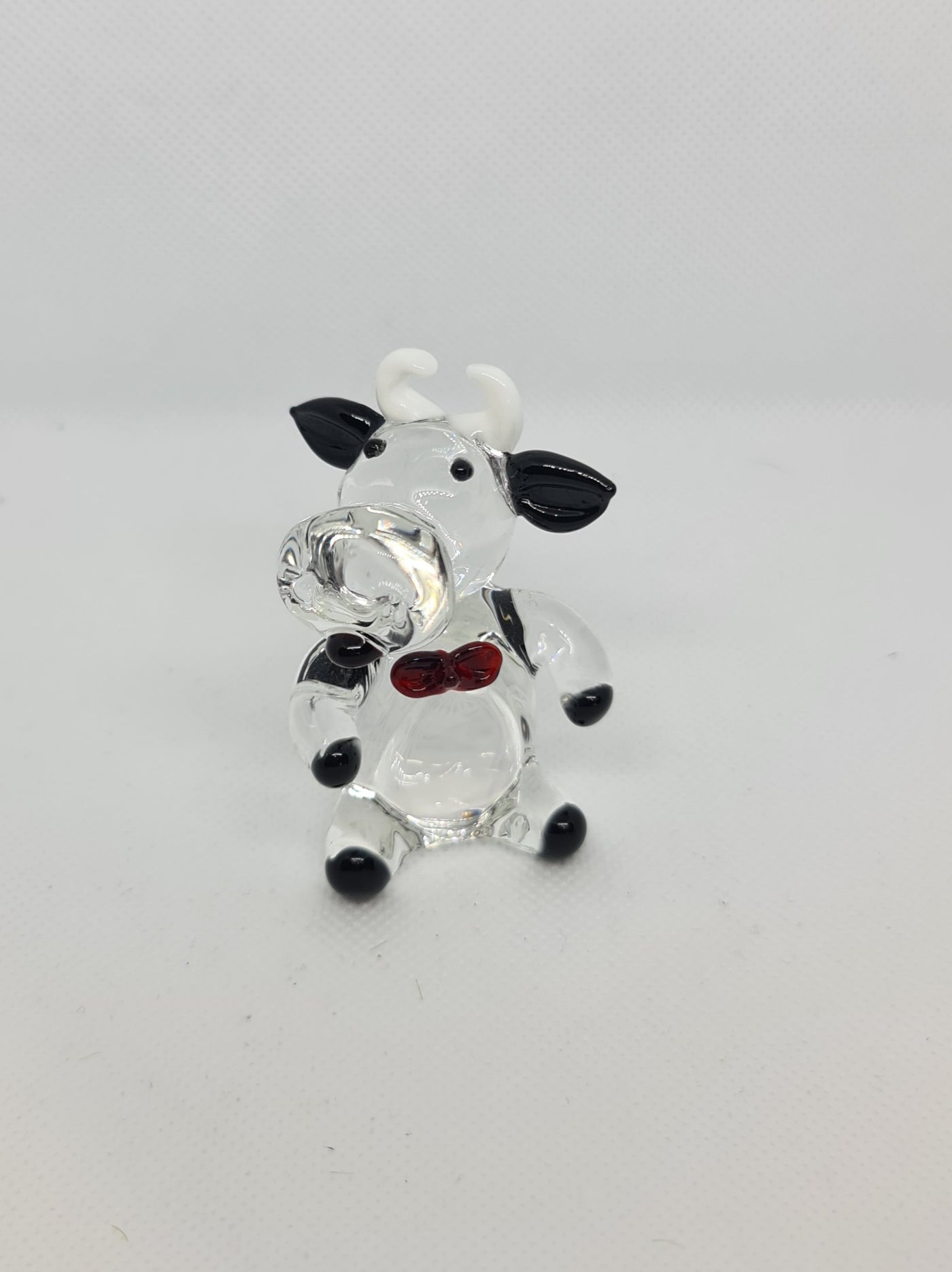 Glass Cow Sitting