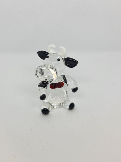 Glass Cow Sitting