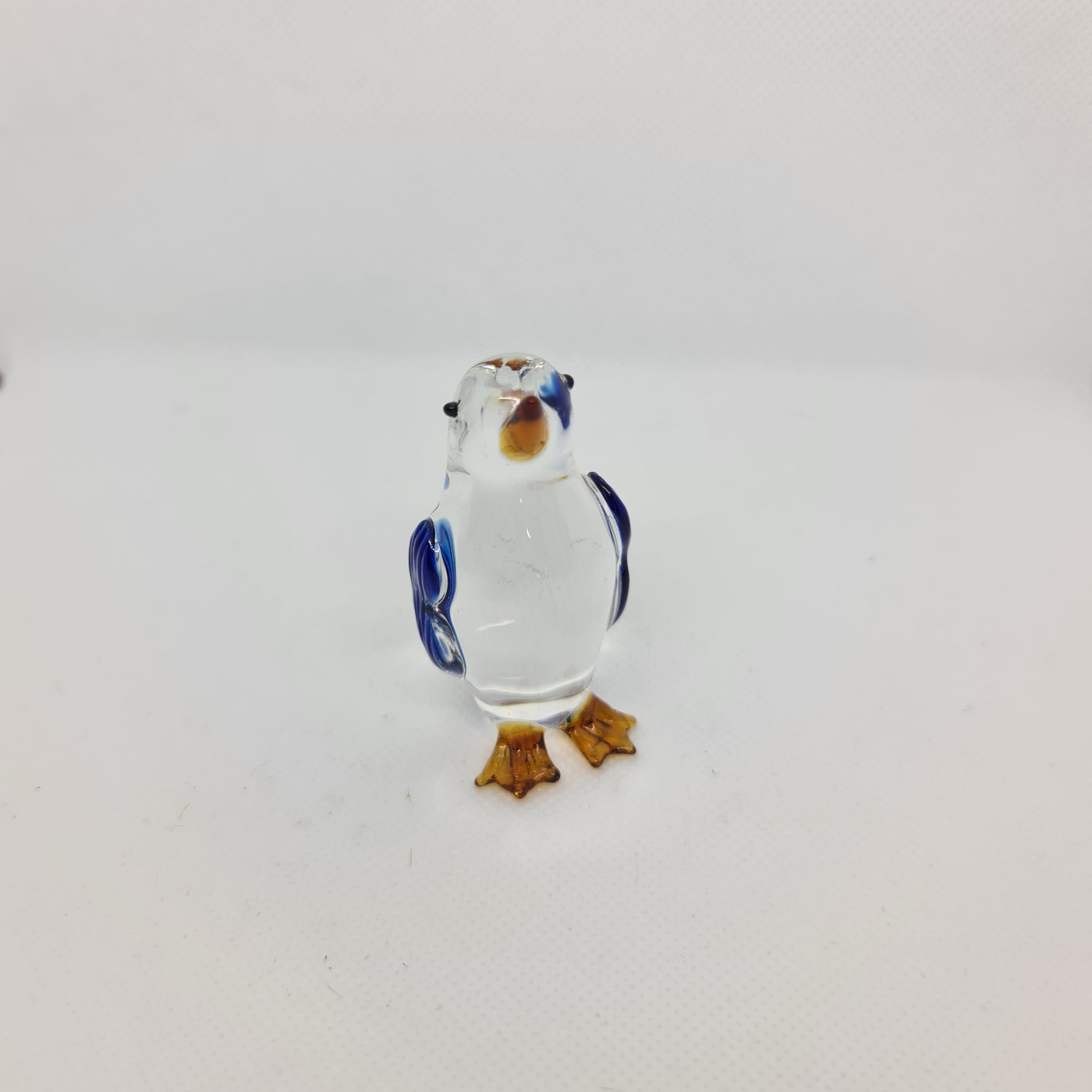 Glass  Penguin CLEAR & BLUE