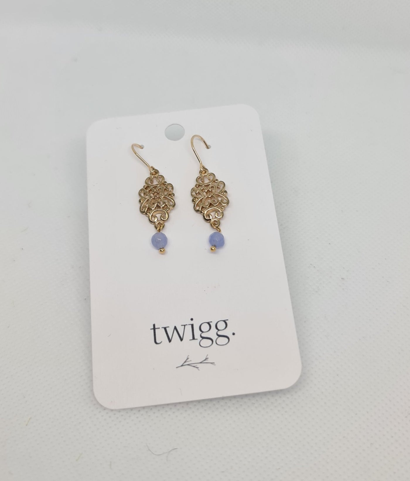 TWIGG Gold Lace Blue stone