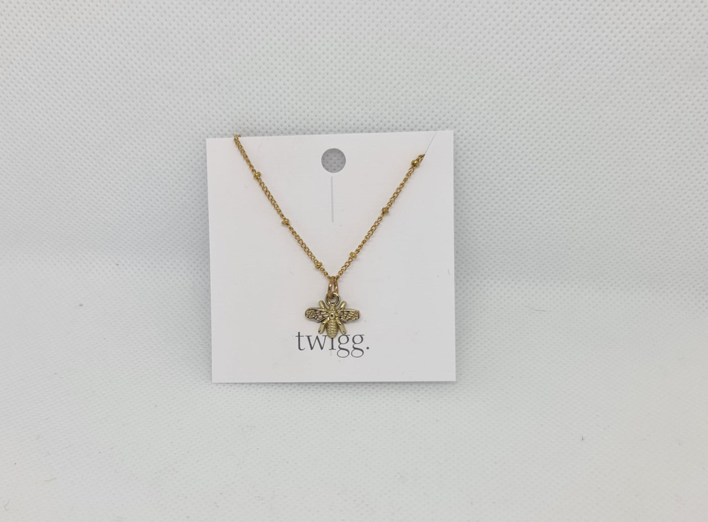 TWIGG GOLD bee necklace