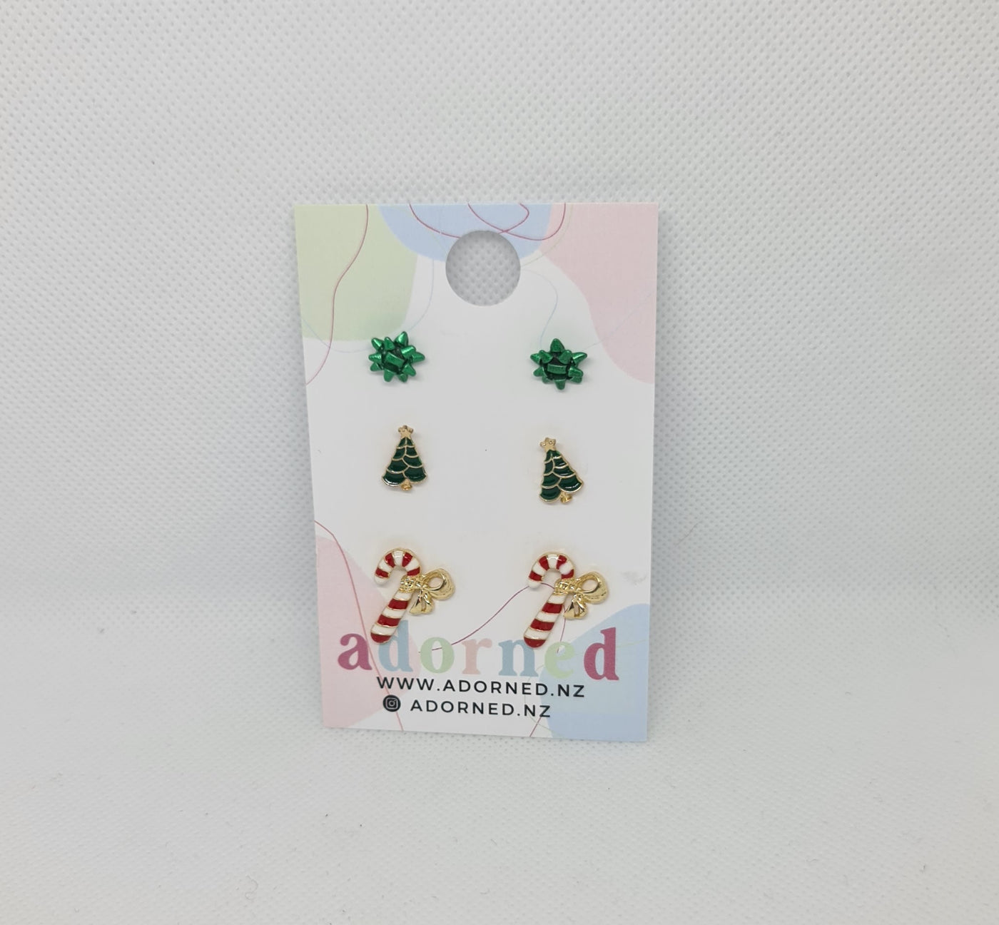 Xmas Earring Stud 3 pack