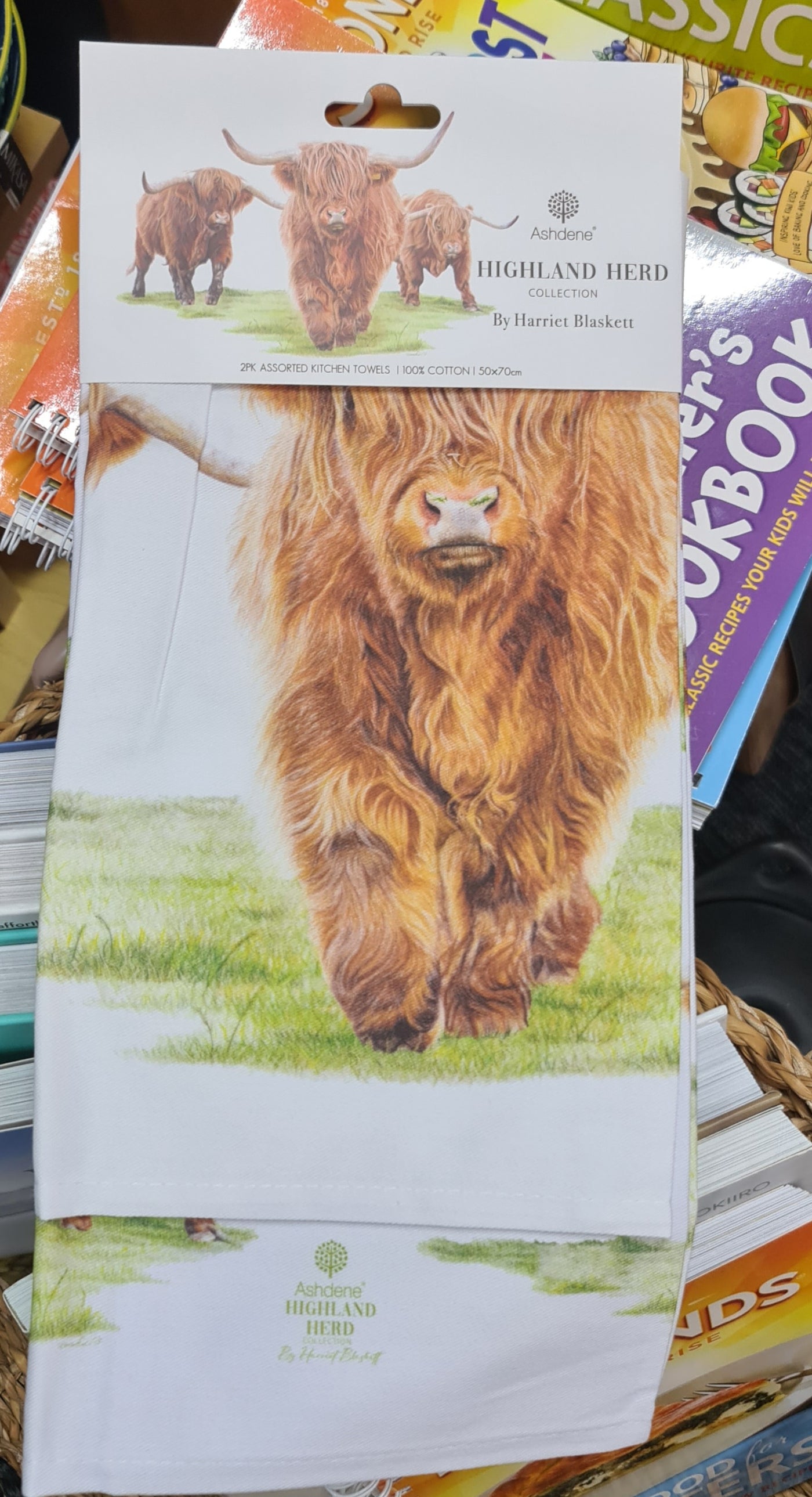 Highland Herd Tea Towel 2 pack