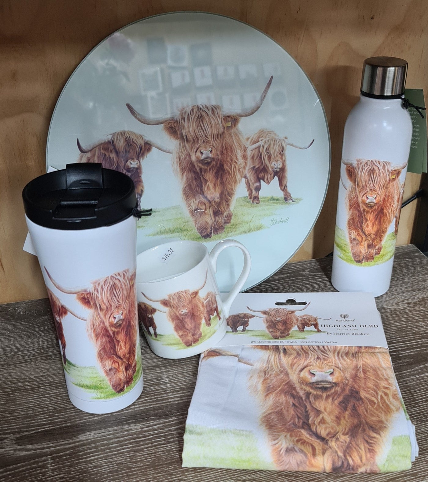 Highland Herd Tea Towel 2 pack