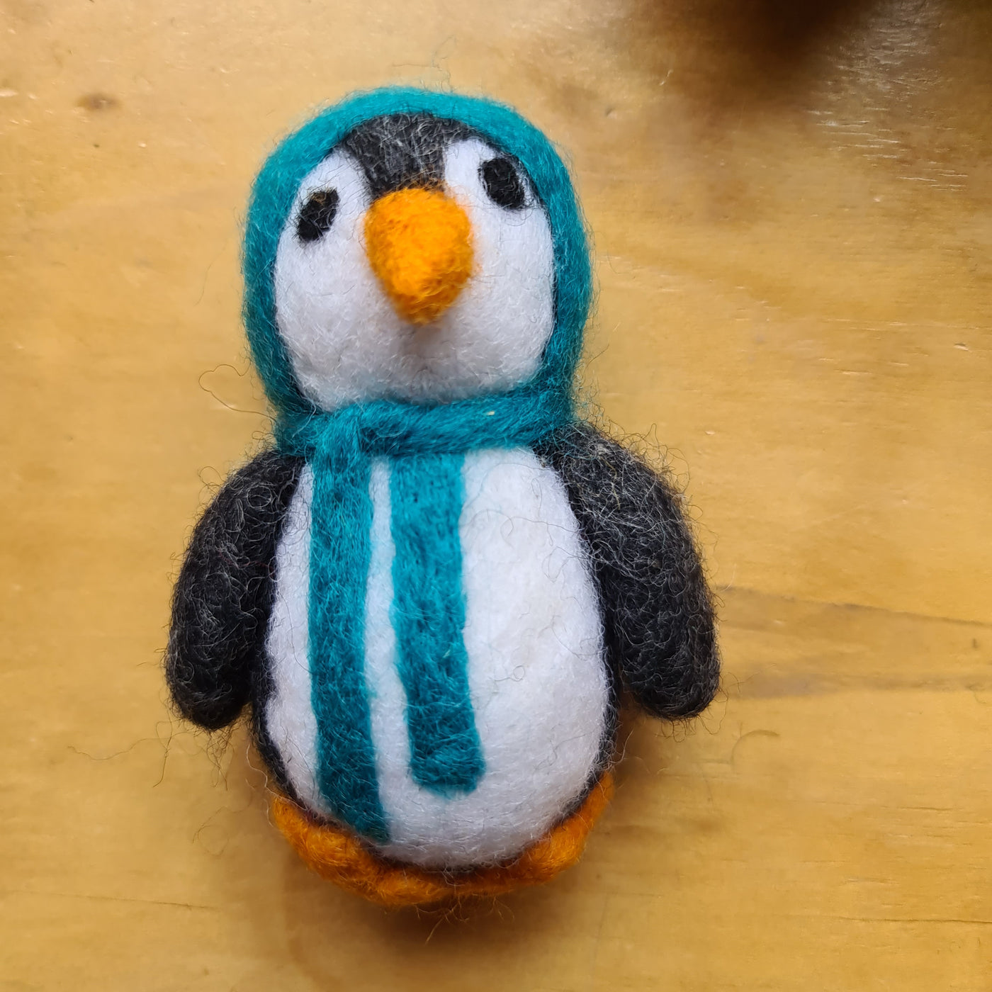 Xmas Penguin Teal