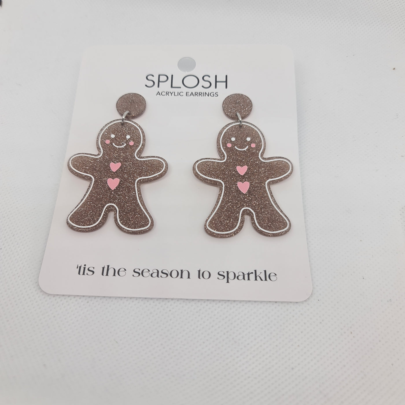 Xmas Earrings Gingerbread Man