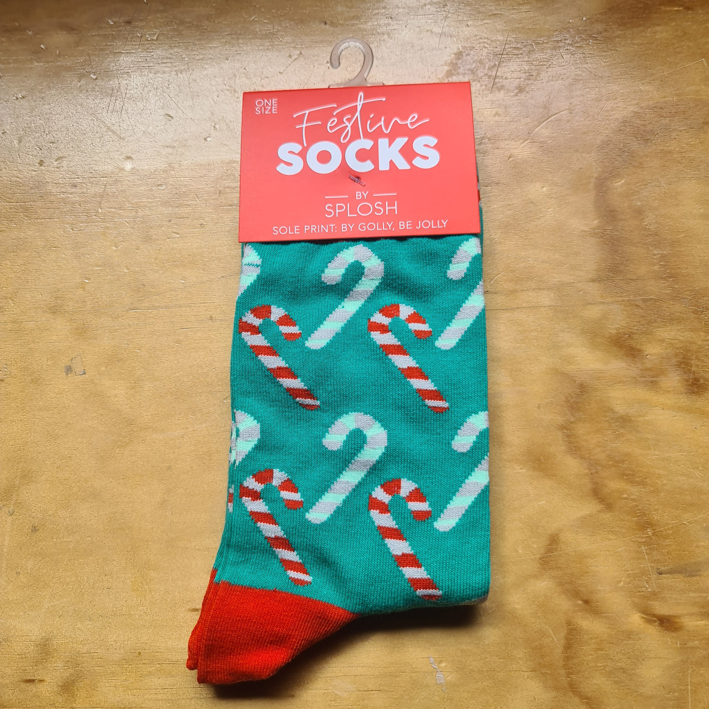 Xmas Socks Candy Cane