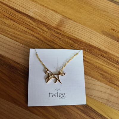 TWIGG  Necklace Dover Horse Gold