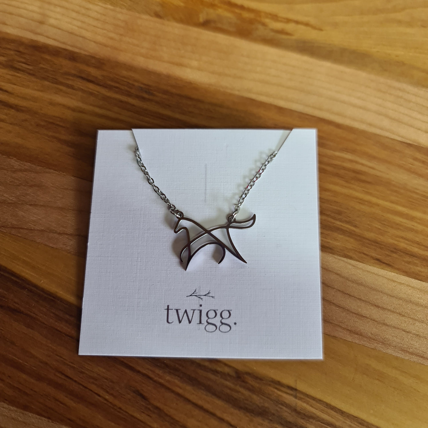 TWIGG  Necklace Dover Horse Silver