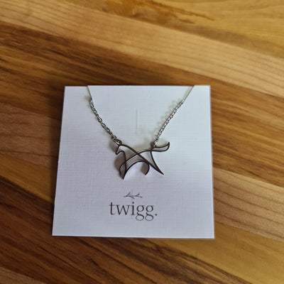 TWIGG  Necklace Dover Horse Silver