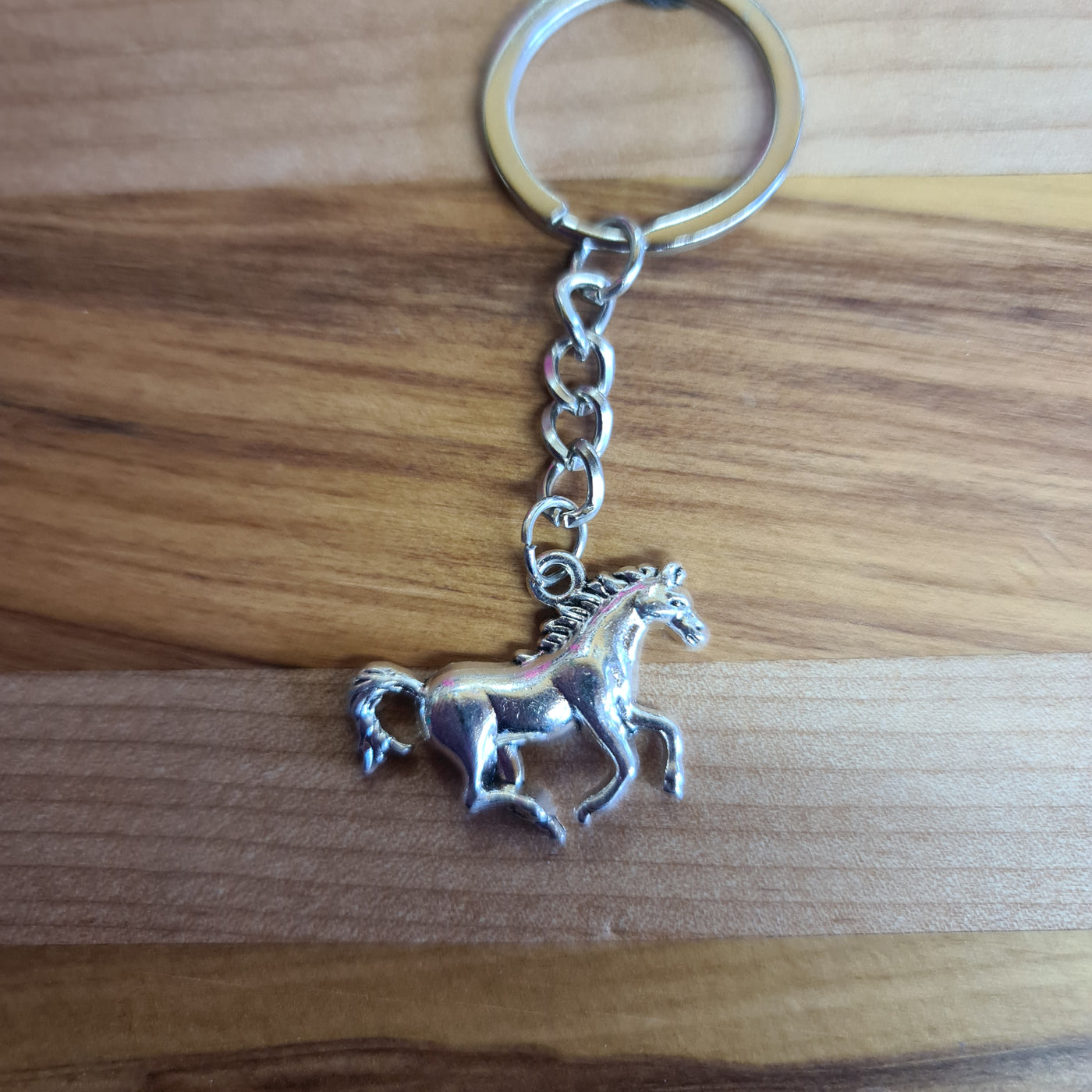 TWIGG  Key Ring Horse Silver