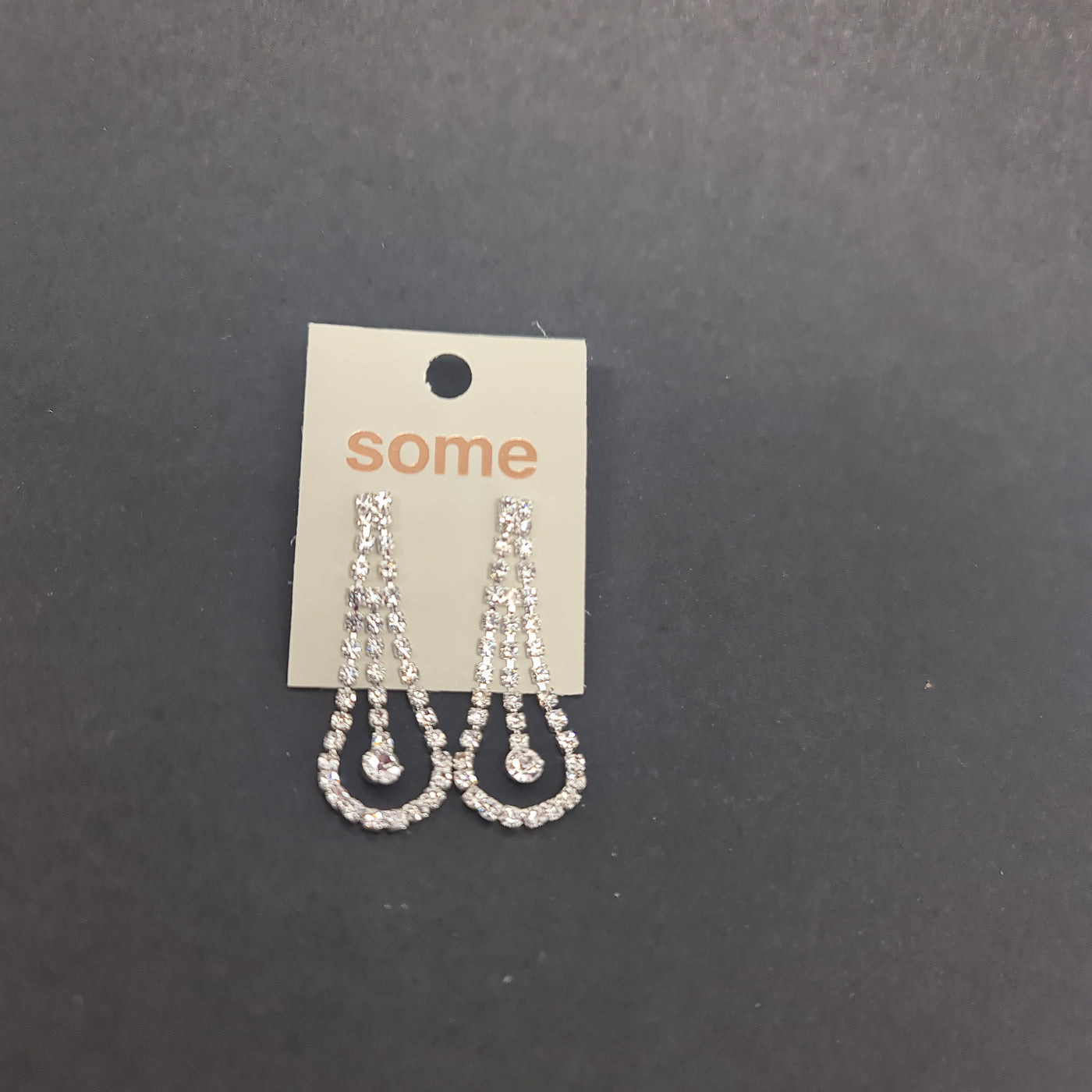 Crystal Drop Earrings TEAR DROP & DROP DOWN