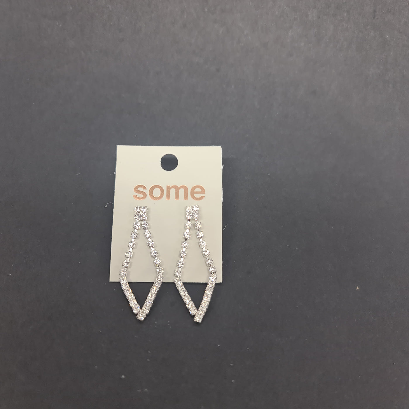 Crystal Drop Earrings TRIANGLE DROP