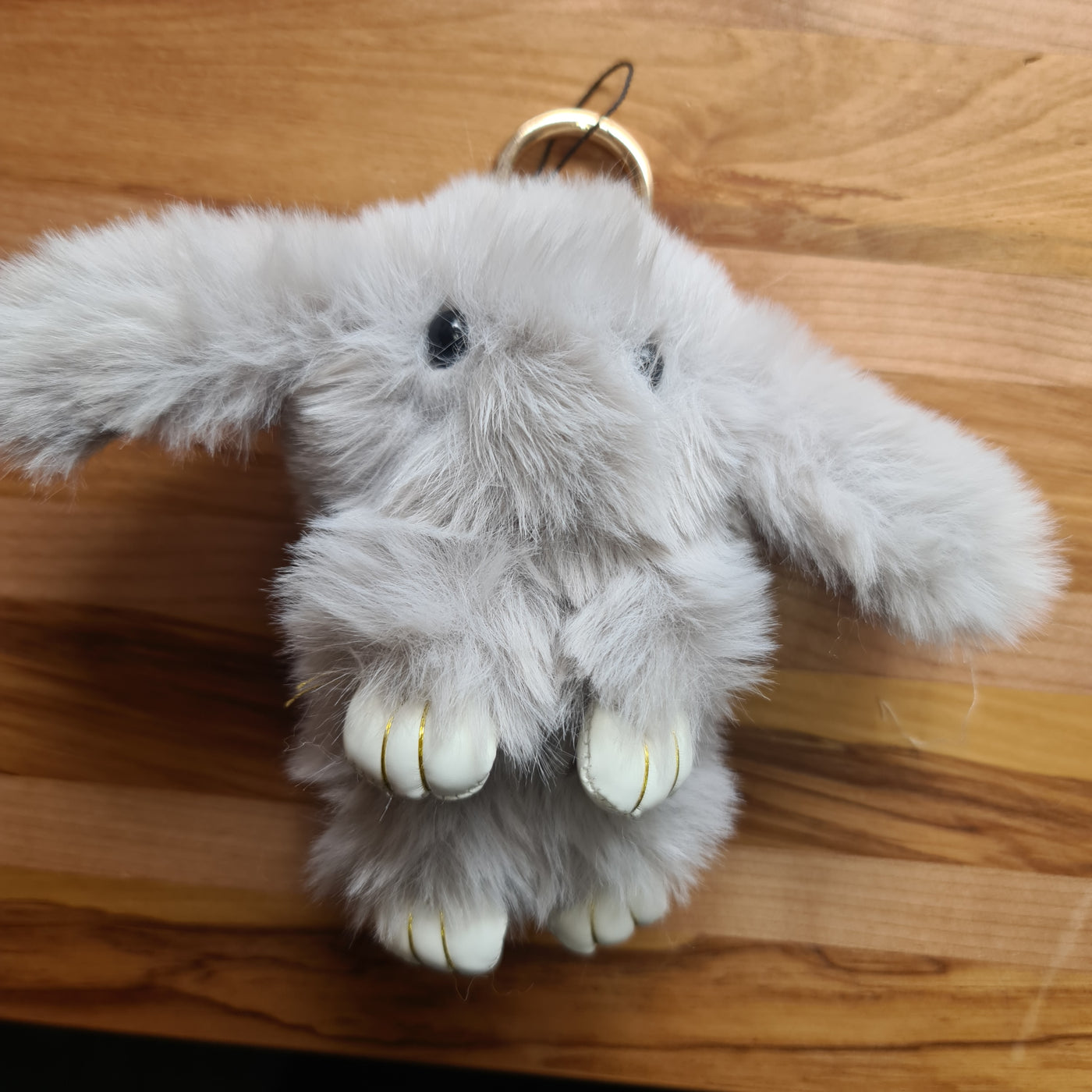 Fluffy Rabbit Key Ring