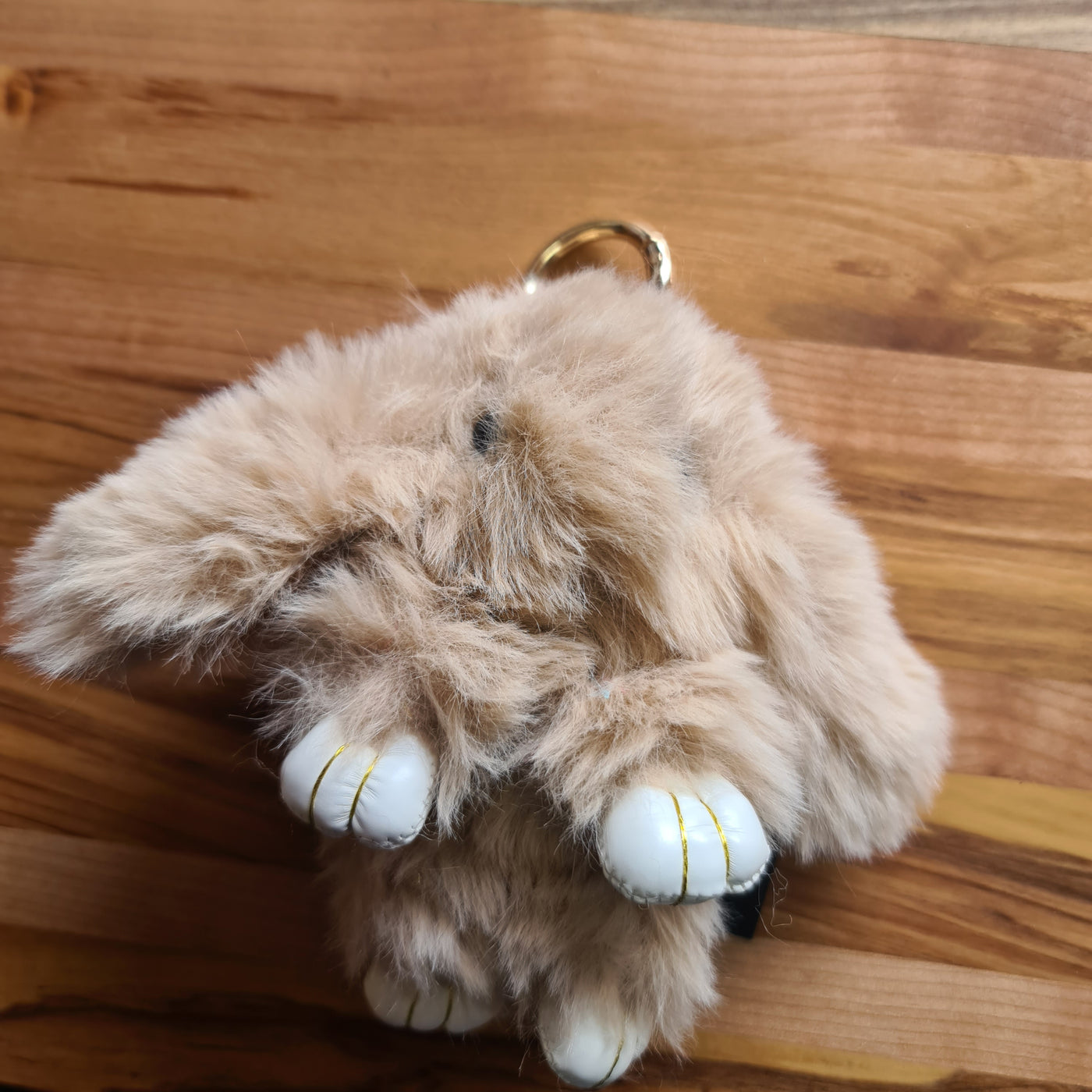 Fluffy Rabbit Key Ring