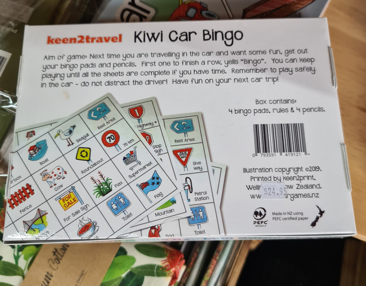 Kiwi Car Bingo