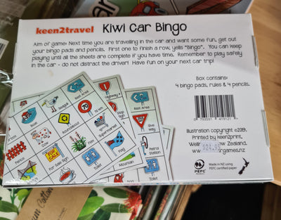 Kiwi Car Bingo