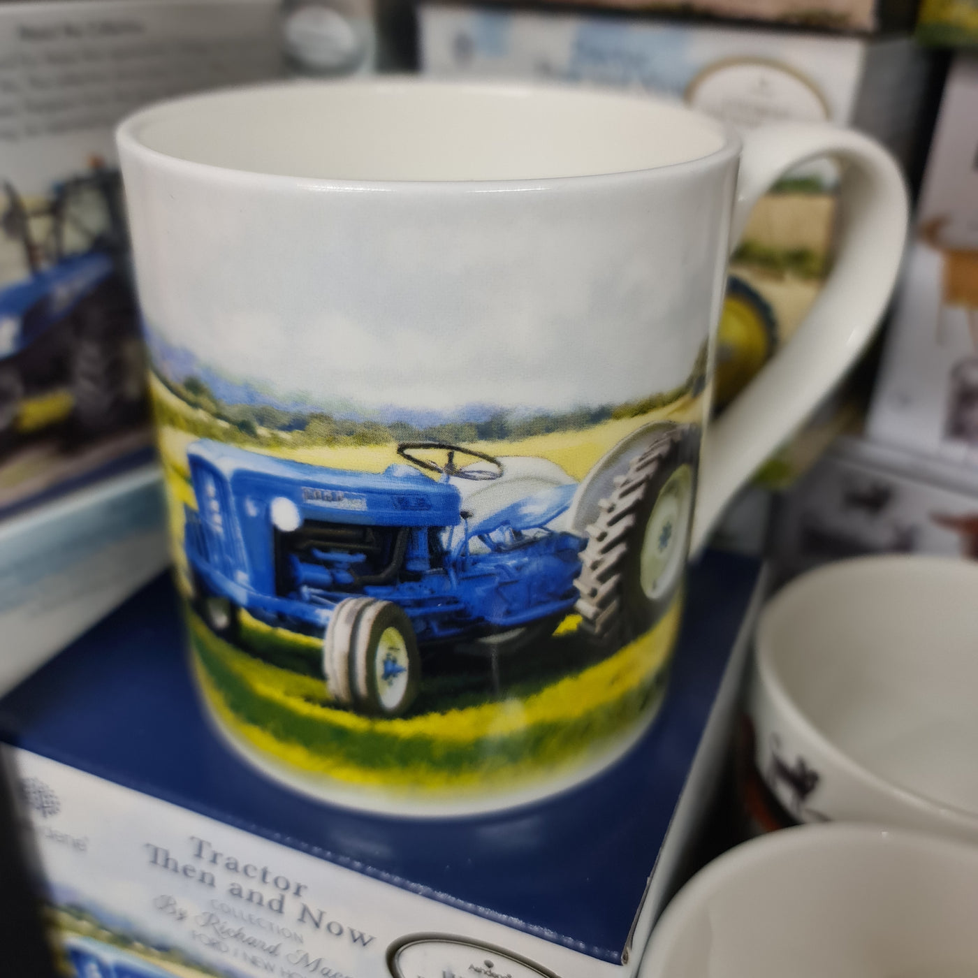 Tractor Then & Now FORD mug