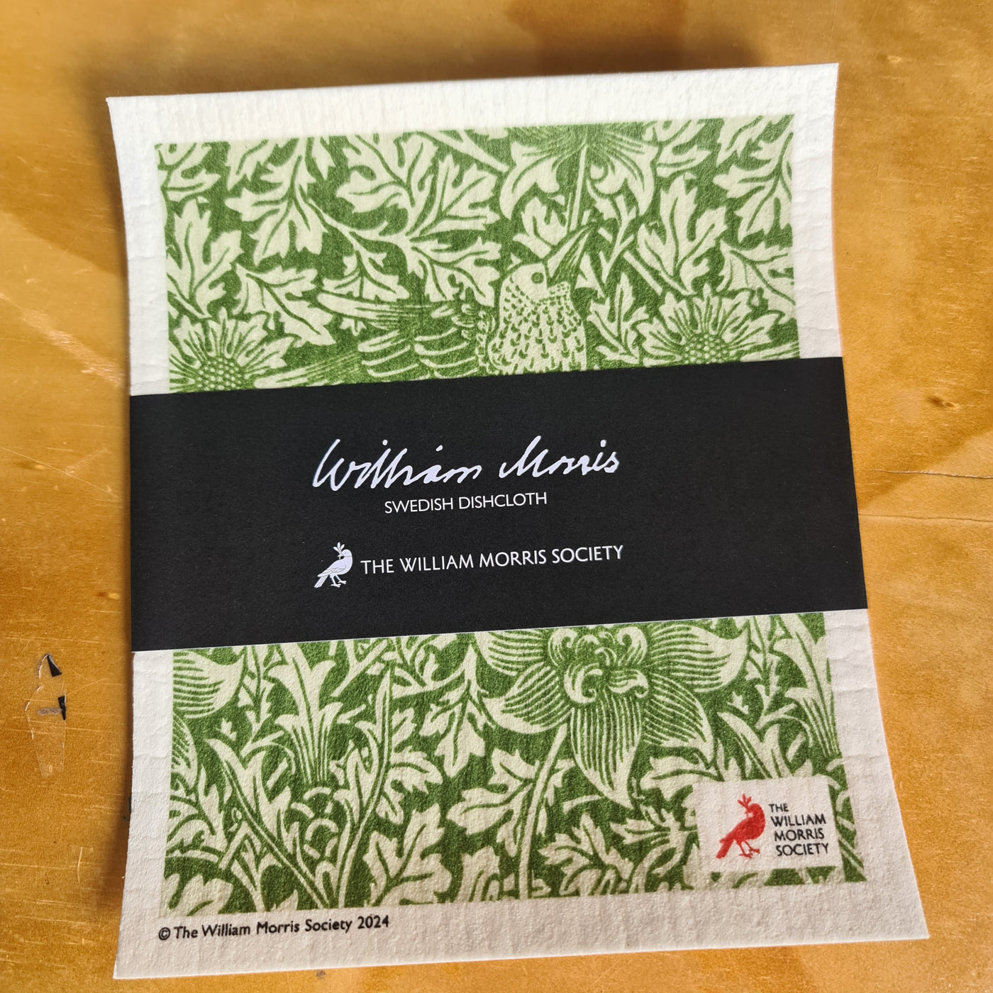 SWEDISH DISH CLOTH Bird & Anemone