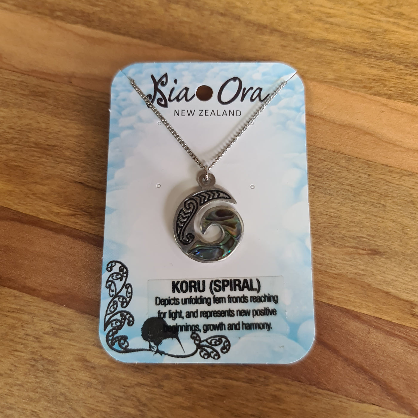 Pewter Pendant KORU