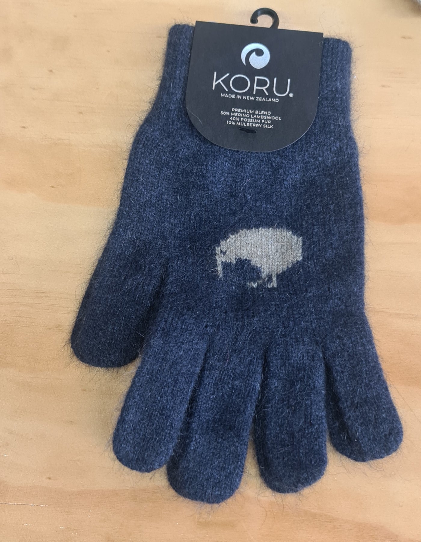 Koru Plain Gloves KIWI INDIGO