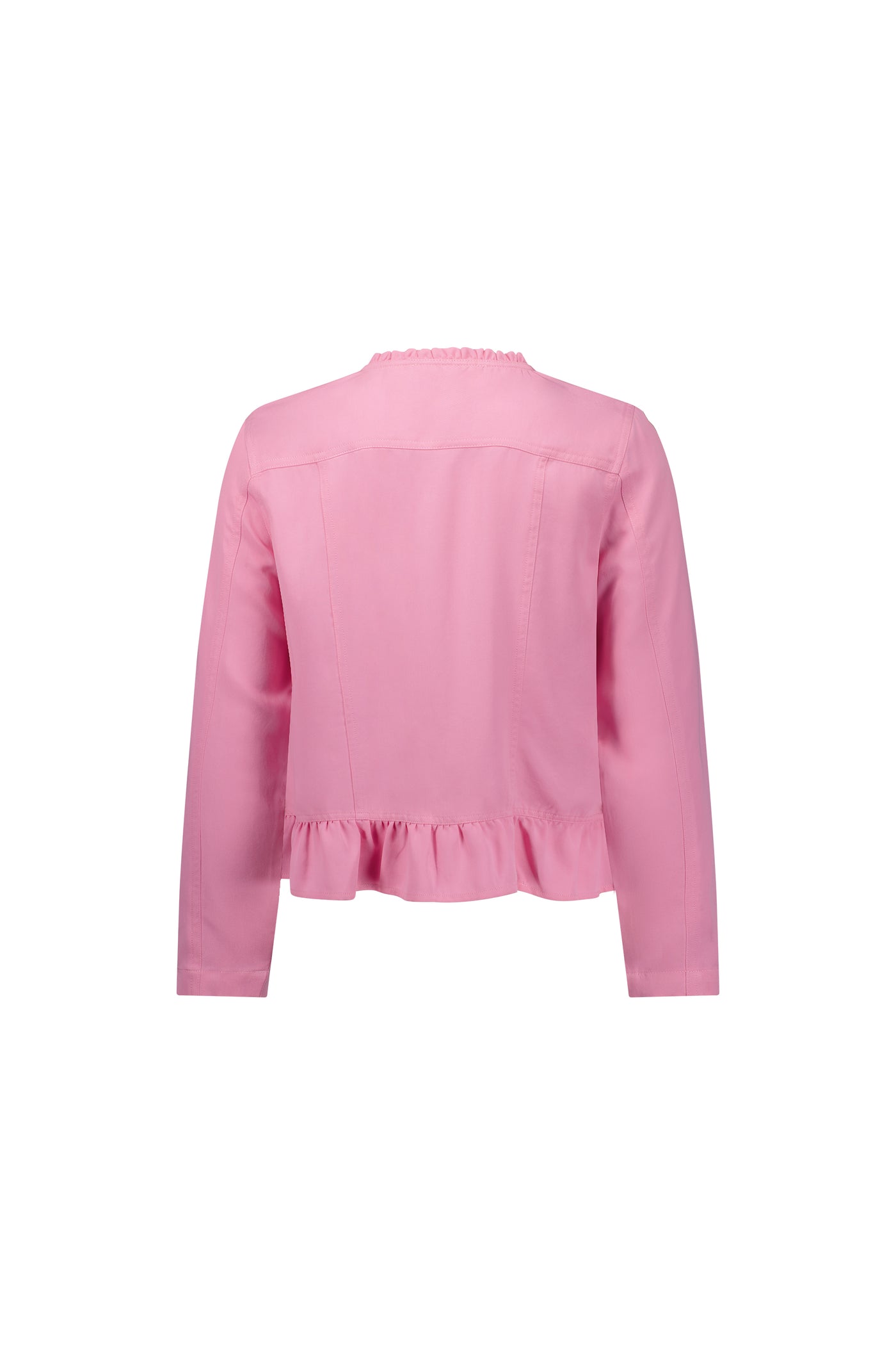 VASSALLI Jacket With Frill Hem FLAMINGO