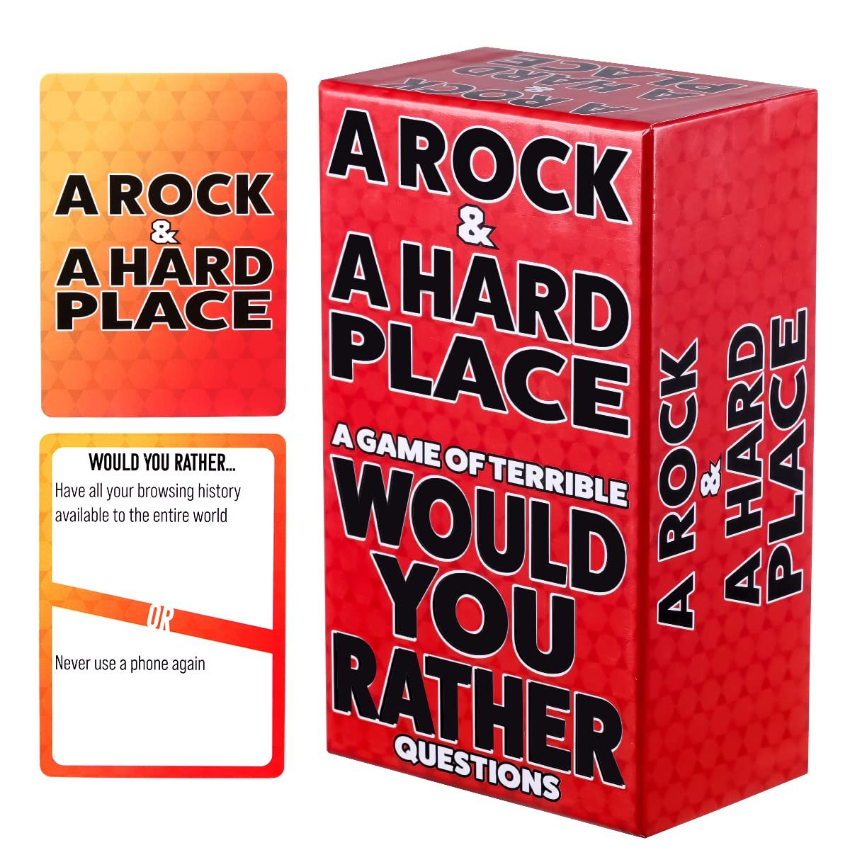 Card Game ROCK & A HARD PLACE