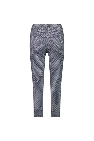 Vassalli PANTS Skinny LEG 7/8 pull on Lightweight CHEVRON