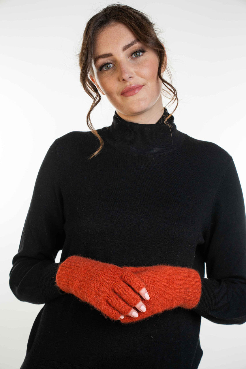 Koru Fingerless Gloves SIENNA