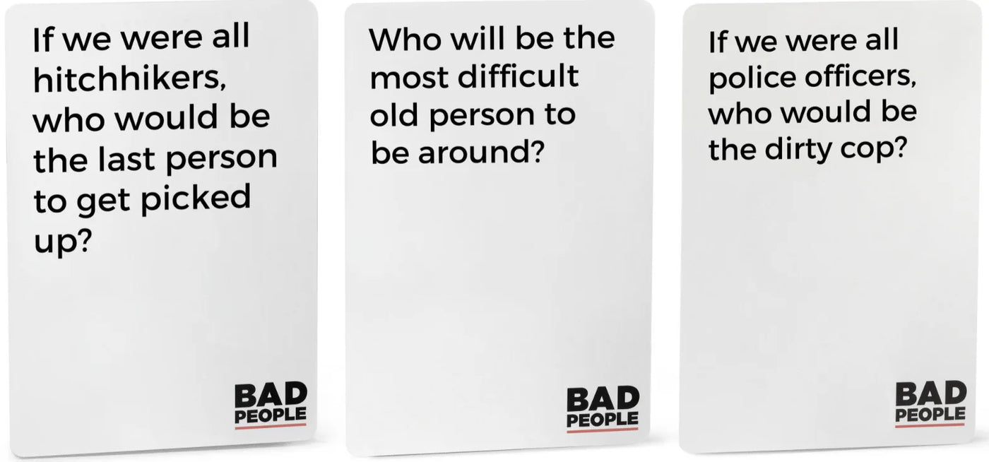 Card Game BAD PEOPLE