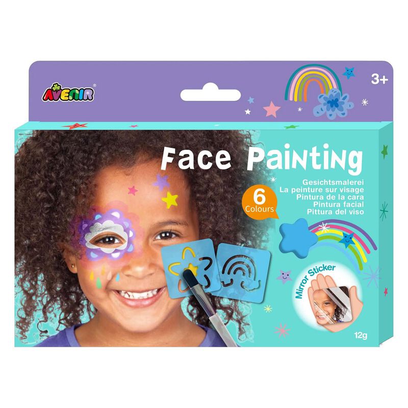 face painting purple