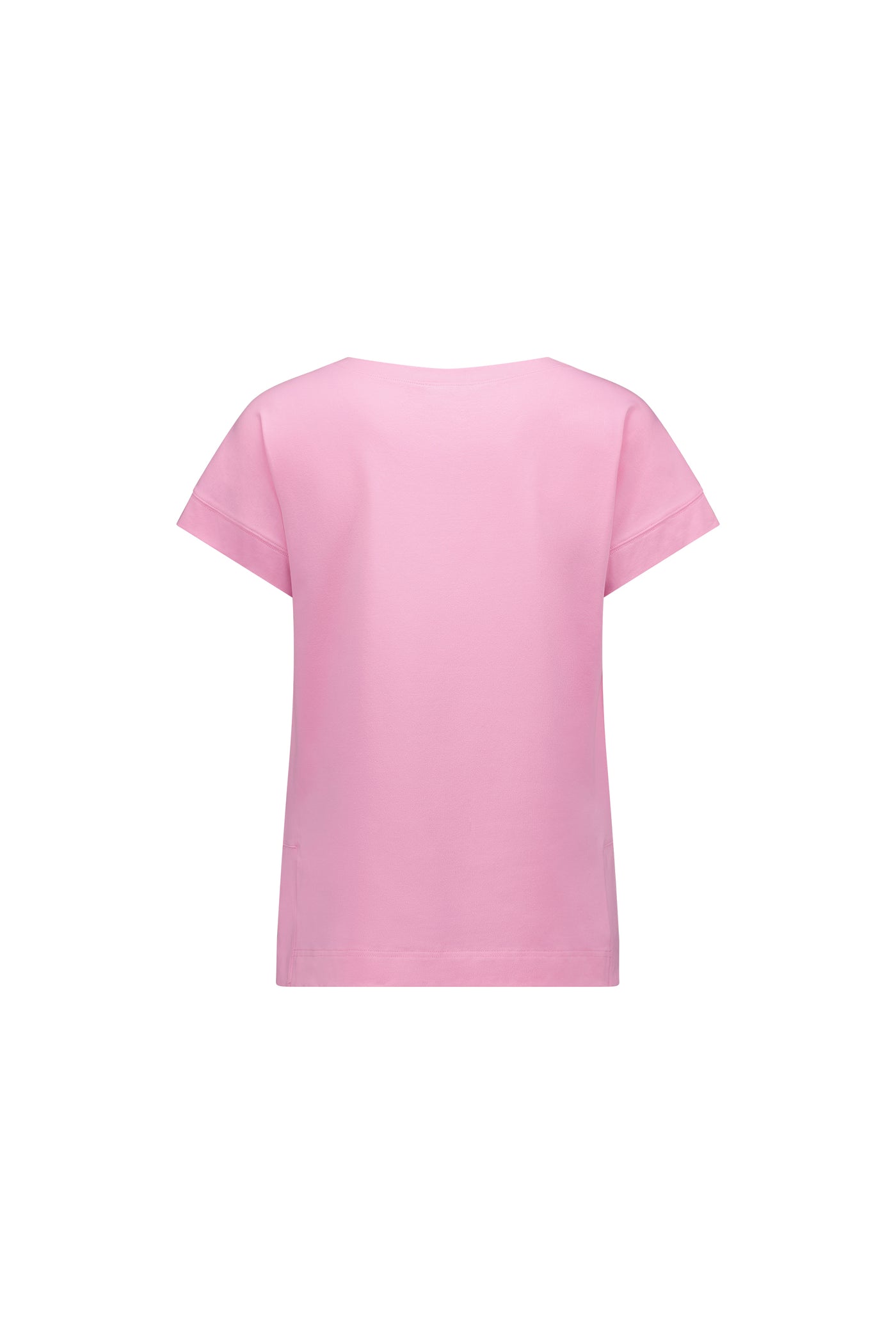 Vassalli  Top Drop Sleeve  Stepped Hem FLAMINGO PINK