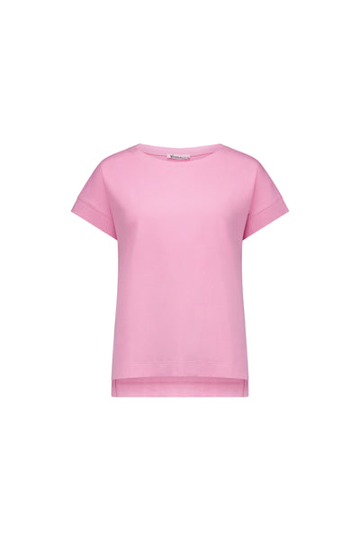 Vassalli  Top Drop Sleeve  Stepped Hem FLAMINGO PINK