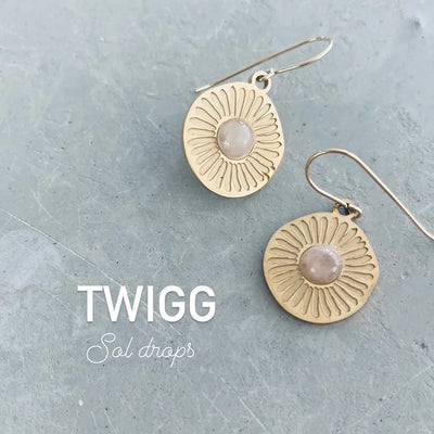 TWIGG Sol Drop Earrings