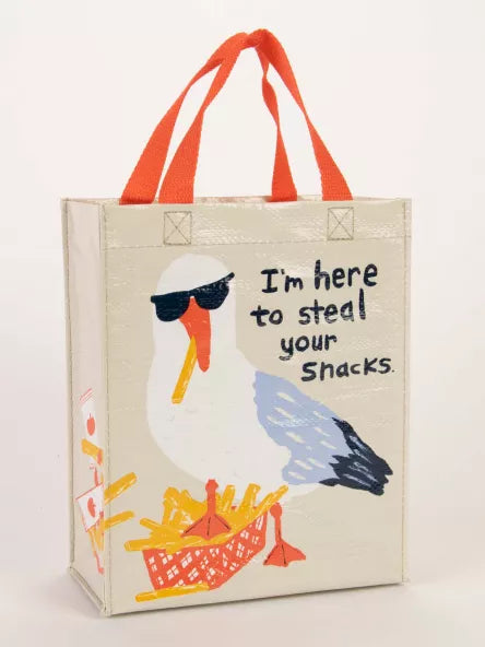 Blue Q Handy Tote Bag Steal Your Snack