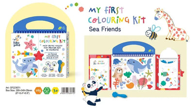 My First Colouring kit Sea Friends