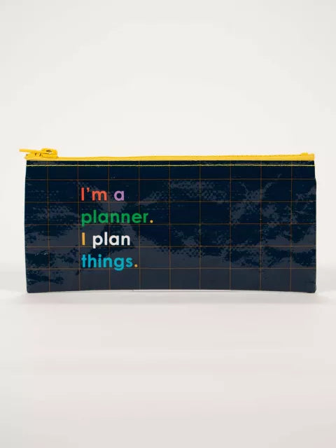 Blue Q Pencil Case I'm A Planner