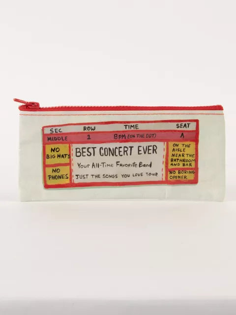 Blue Q Pencil Case BEST CONCERT EVER