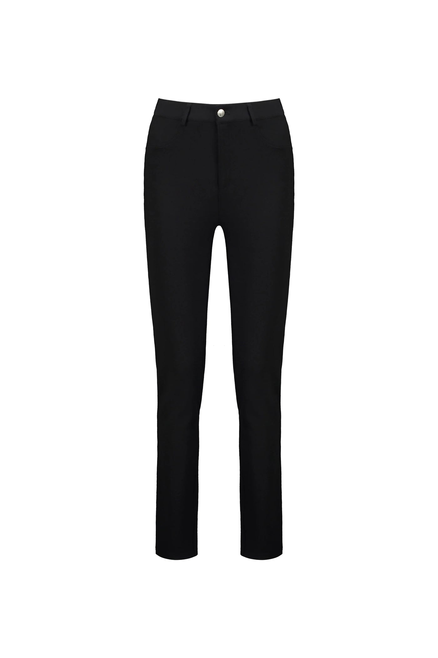 Vassalli Ponti Pant With Zip & Fly Skinny Leg BLACK