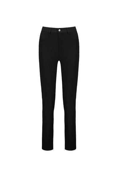 Vassalli Ponti Pant With Zip & Fly Skinny Leg BLACK