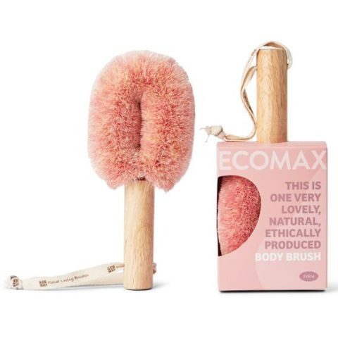 ECOMAX SPA FIRM SISAL BODY BRUSH PINK