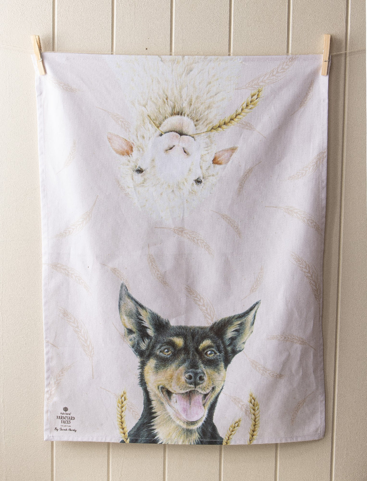 Farm Yard Faces 2pk Tea Towels