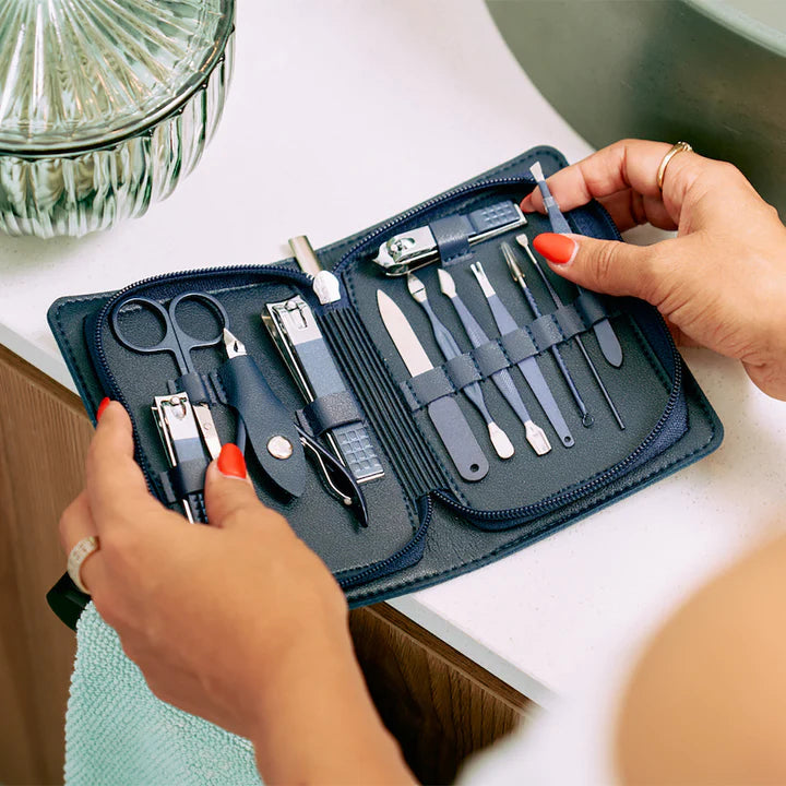 Annabel Trends  Manicure Set BLUE 12 piece